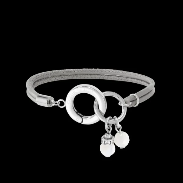 Boho Unity Bracelet Leather Light Grey | COEUR DE LION Cheap