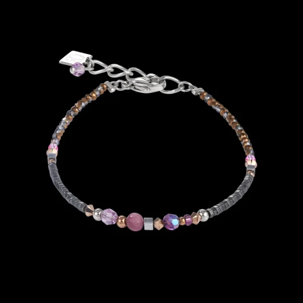 Bracelet Amulet Small Crystals & Lepidolite Amethyst | COEUR DE LION Sale