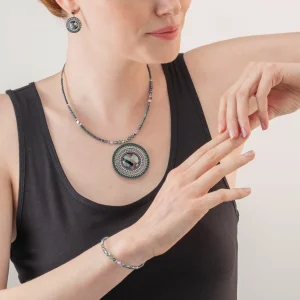 Bracelet Amulet Statement Dark Green | COEUR DE LION Clearance