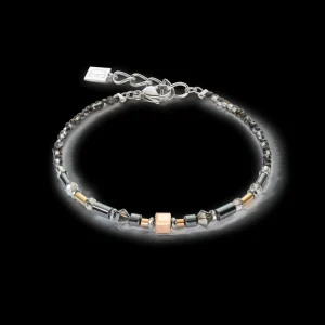 Bracelet Brilliant Square Trilogy Interchangeable Pendant Tricolor | COEUR DE LION Cheap