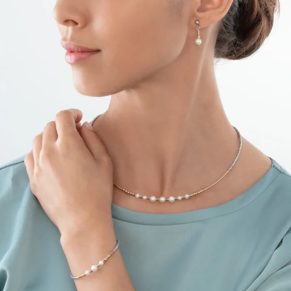 Bracelet Classic Princess Freshwater Pearls Bicolour | COEUR DE LION New