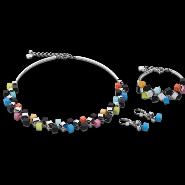 Bracelet Crystals & Onyx Multicolour Black | COEUR DE LION Best Sale