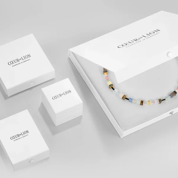 Bracelet Freshwater Pearls & Chunky Chain Navette Multiwear White-Gold | COEUR DE LION Outlet