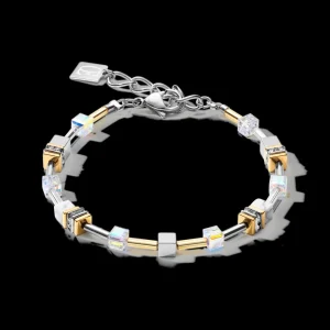 Bracelet Geocube® Multitask 4-In-1 Gold-Silver | COEUR DE LION New