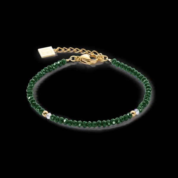 Bracelet Little Twinkle Gold-Dark Green | COEUR DE LION Hot