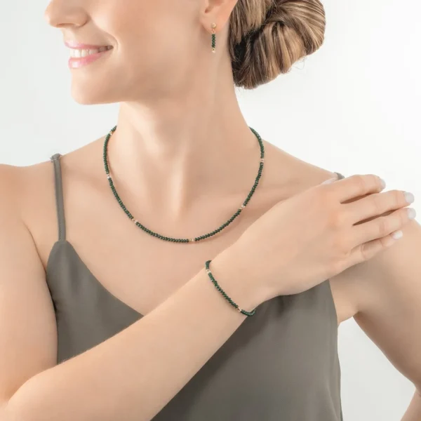 Bracelet Little Twinkle Gold-Dark Green | COEUR DE LION Hot