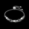 Bracelet Mysterious Cubes & Pearls Silver-Black | COEUR DE LION Shop