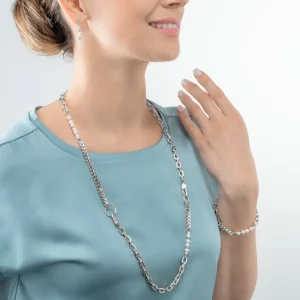 Bracelet Shape Shifter Freshwater Pearls Silver | COEUR DE LION Store