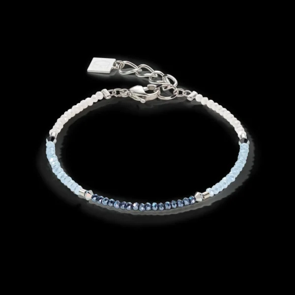 Brilliant Square Bracelet Silver Light Blue | COEUR DE LION Hot