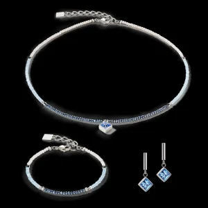 Brilliant Square Bracelet Silver Light Blue | COEUR DE LION Hot