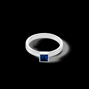 Brilliant Square Small Ring Silver Montana | COEUR DE LION Flash Sale