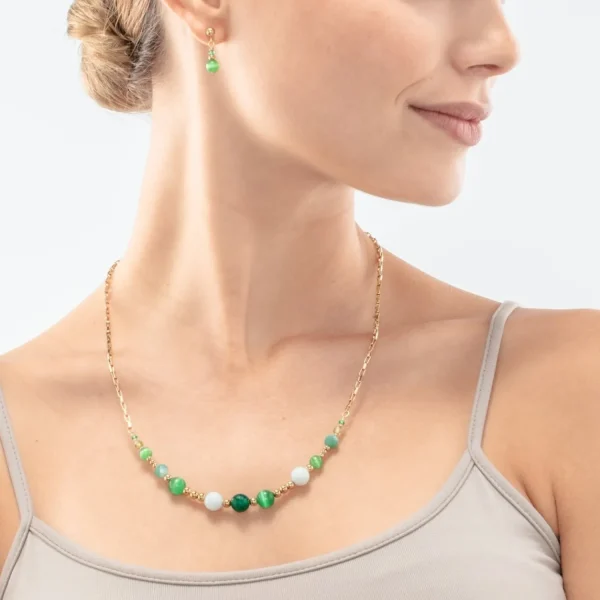 Candy Spheres Necklace Green | COEUR DE LION Flash Sale