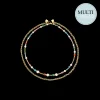 Classic Layer Necklace Gold Multicolour | COEUR DE LION Discount