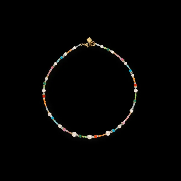 Classic Layer Necklace Gold Multicolour | COEUR DE LION Discount