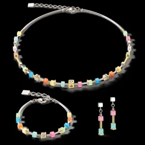 Cube Story Delicate Earrings Multicolor Spring | COEUR DE LION Clearance