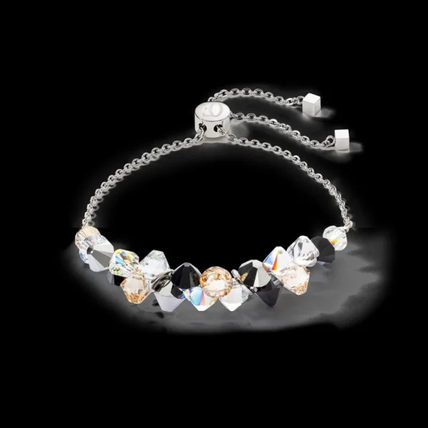 Dancing Crystals Bracelet Silver Black | COEUR DE LION Best Sale