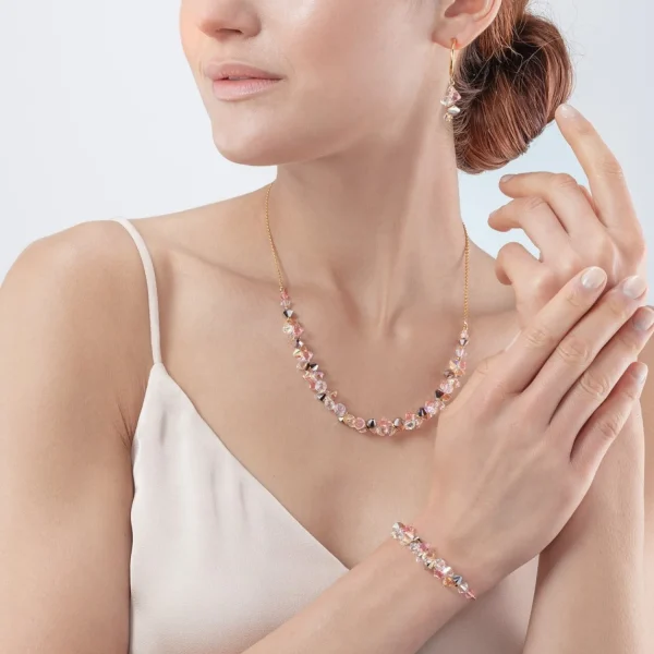 Dancing Crystals Bracelet Gold Light Rose | COEUR DE LION Flash Sale