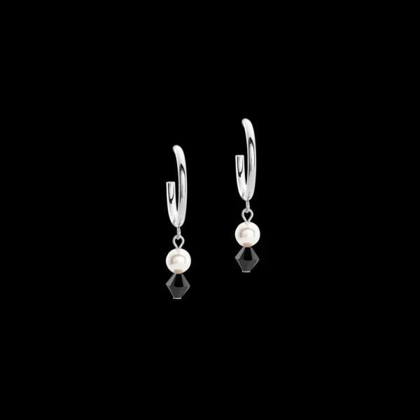 Earrings Choker Mysterious Silver-Black | COEUR DE LION Best