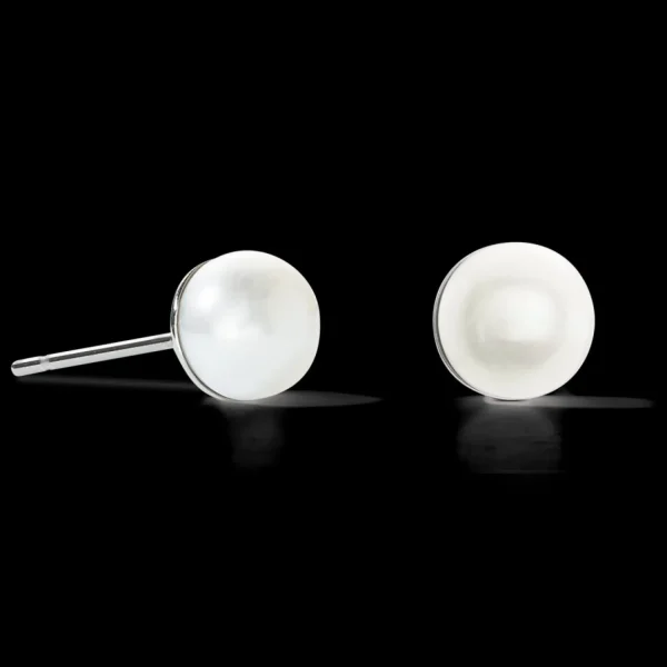 Earrings Classic Freshwater Pearl Silver | COEUR DE LION Outlet