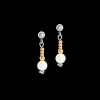 Earrings Classic Princess Freshwater Pearls Bicolour | COEUR DE LION Shop