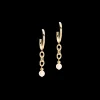 Earrings Creole Y Navette Freshwater Pearls Gold | COEUR DE LION Sale