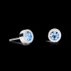 Earrings Crystal & Stainless Steel Silver Light Blue | COEUR DE LION Outlet