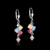 Earrings Crystals & Stainless Steel Multicolour Pastel 1 | COEUR DE LION Cheap