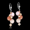 Earrings Polaris, Crystals & Stainless Steel Rose-Beige | COEUR DE LION Cheap