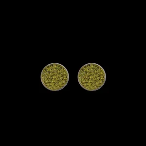 Earrings Rhinestone Pave Olive | COEUR DE LION Best