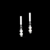 Earrings Shape Shifter Freshwater Pearls Silver | COEUR DE LION Hot