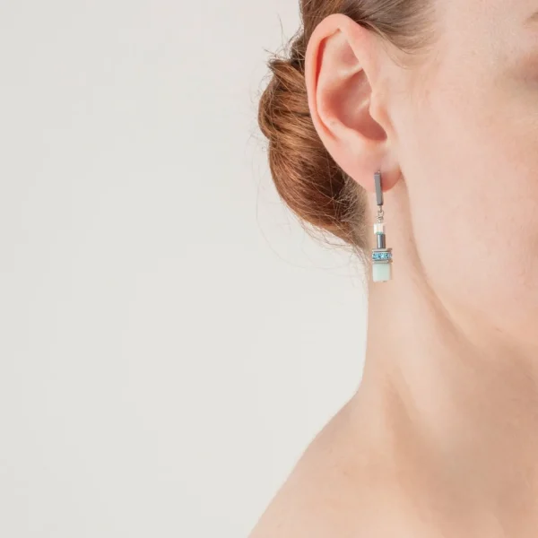 Earrings Shape-Mix Multiwear Mint Green | COEUR DE LION Discount