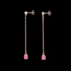 Earrings Stainless Steel Rose Gold & Crystals Rose | COEUR DE LION Store