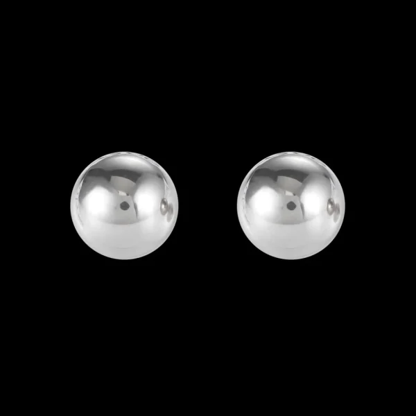 Earrings Stainless Steel Ball Small Silver | COEUR DE LION New