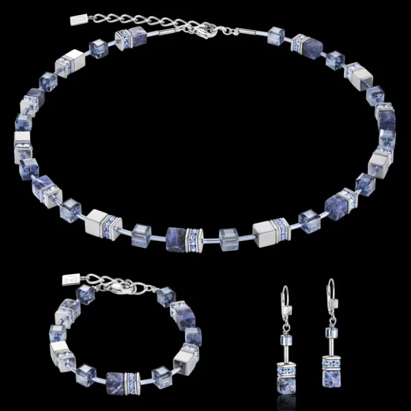 Geocube® Bracelet Sodalite & Haematite Blue | COEUR DE LION Shop