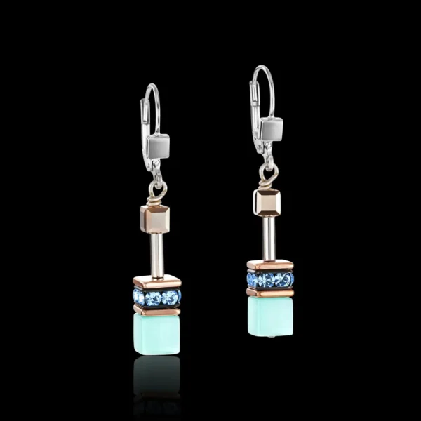 Geocube® Earrings Aqua | COEUR DE LION Clearance