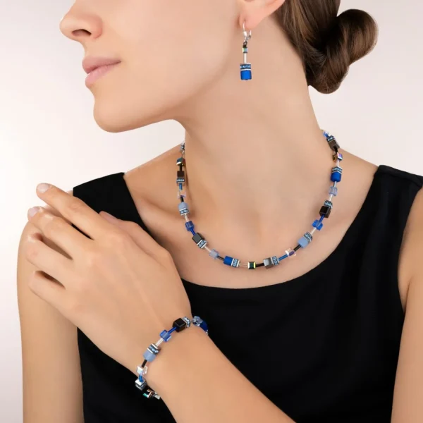 Geocube® Earrings Cobalt Blue | COEUR DE LION Fashion