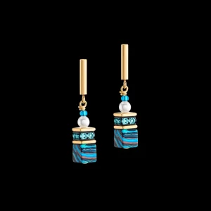 Geocube® Fusion Festive Earrings Turquoise | COEUR DE LION Shop