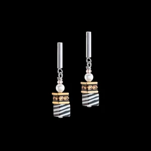 Geocube® Fusion Festive Earrings Tricolour | COEUR DE LION Store