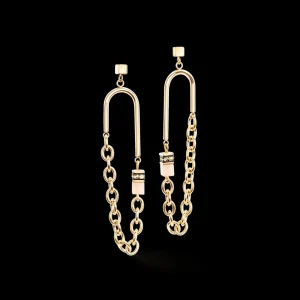 Geocube® Iconic Boho Earrings Gold-Multicolour | COEUR DE LION Hot