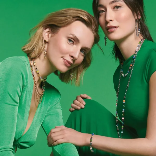 Geocube® Iconic Boho Necklace Gold-Multicolour | COEUR DE LION Online