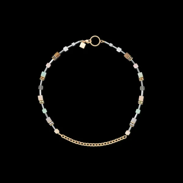 Geocube® Iconic Boho Necklace Gold-Multicolour | COEUR DE LION Online
