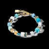 Geocube® Iconic Bracelet Gold Turquoise | COEUR DE LION Outlet