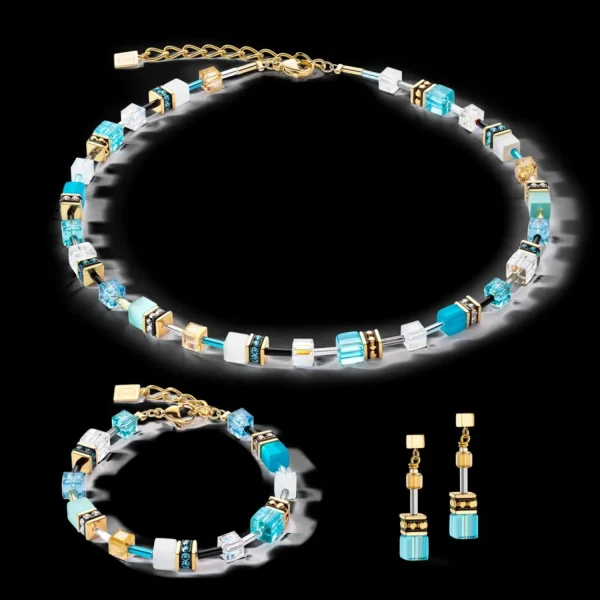 Geocube® Iconic Bracelet Gold Turquoise | COEUR DE LION Outlet