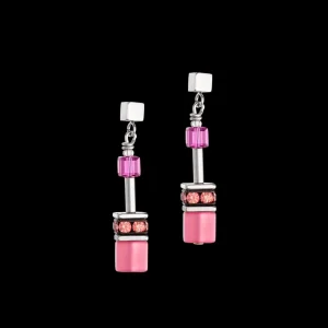 Geocube® Iconic Earrings Viva Magenta | COEUR DE LION Online