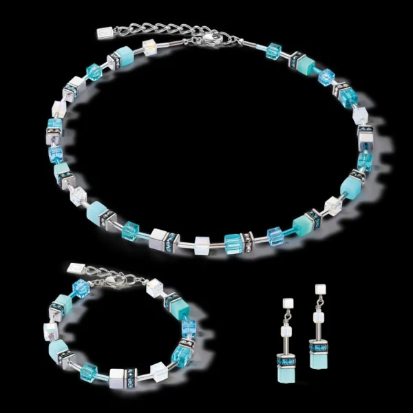 Geocube® Iconic Joyful Colours Earrings Turquoise | COEUR DE LION Shop