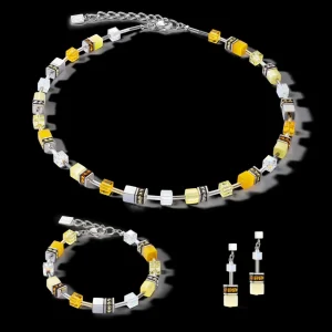 Geocube® Iconic Joyful Colours Earrings Yellow | COEUR DE LION Best Sale