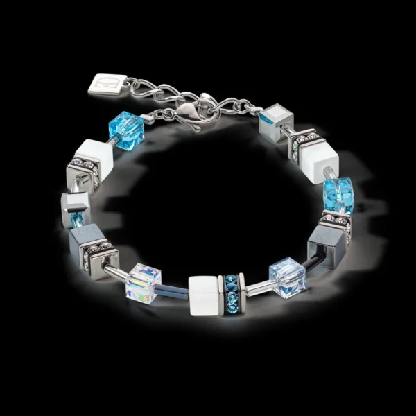 Geocube® Iconic Monochrome Bracelet Aqua | COEUR DE LION Store