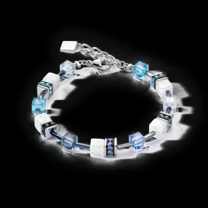 Geocube® Iconic Nature Bracelet Blue White | COEUR DE LION Cheap