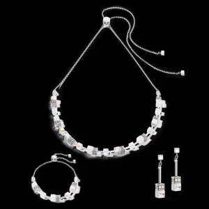 Geocube® Iconic Nature Chain Necklace White | COEUR DE LION Outlet