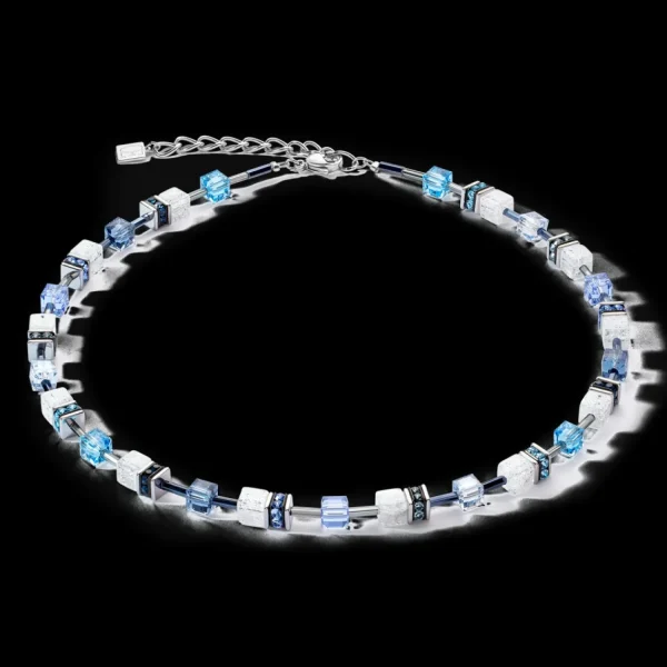 Geocube® Iconic Nature Necklace Blue White | COEUR DE LION Best